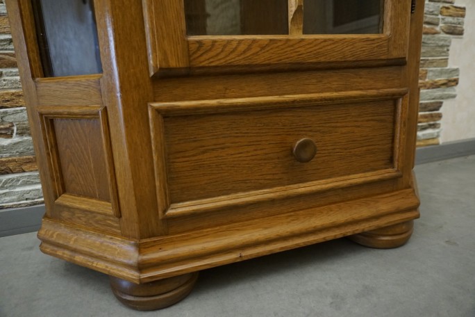 WITRYNA DĘBOWA WĄSKA PŁASKA SZER. 84 CM