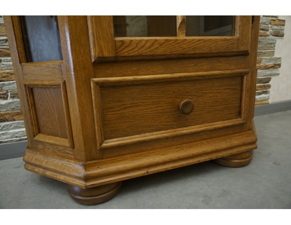 WITRYNA DĘBOWA WĄSKA PŁASKA SZER. 84 CM