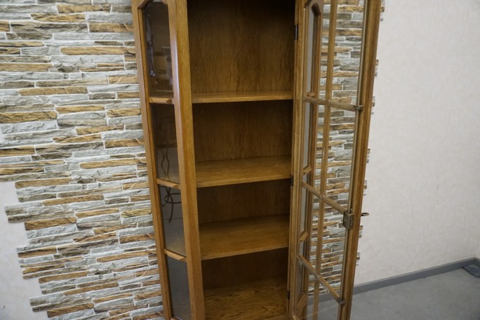 WITRYNA DĘBOWA WĄSKA PŁASKA SZER. 84 CM