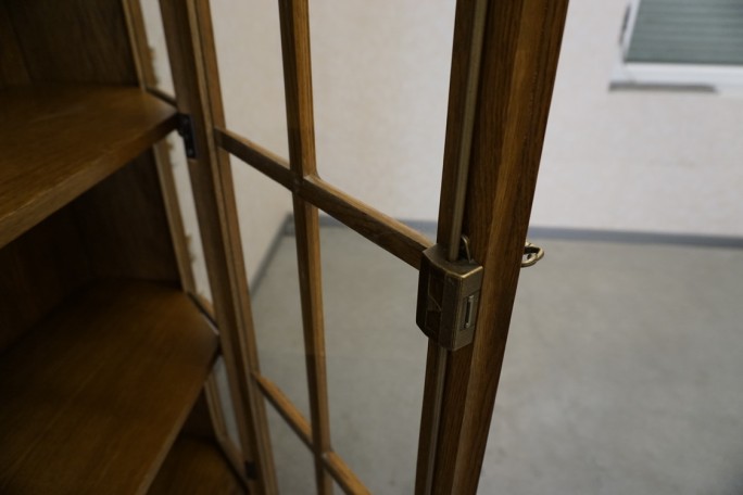 WITRYNA DĘBOWA WĄSKA PŁASKA SZER. 84 CM