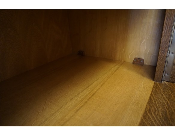 KOMODA DĘBOWA RZĘŹBIONA Z NADSTAWKĄ SZER. 245 CM