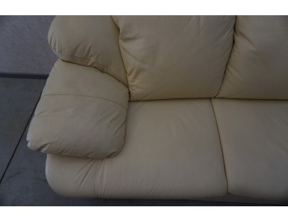 ZESTAW SKÓRA NATURALNA JASNA 3 + 2 WŁOSKI STYL