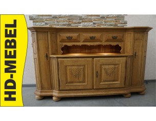 KOMODA WYSOKA Z LITEGO DĘBU PODŚWIETLANA SUPER SZER. 192 CM