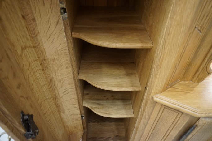 KOMODA WYSOKA Z LITEGO DĘBU PODŚWIETLANA SUPER...