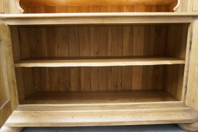 KOMODA WYSOKA Z LITEGO DĘBU PODŚWIETLANA SUPER...