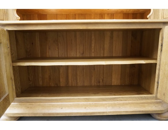 KOMODA WYSOKA Z LITEGO DĘBU PODŚWIETLANA SUPER SZER. 192 CM