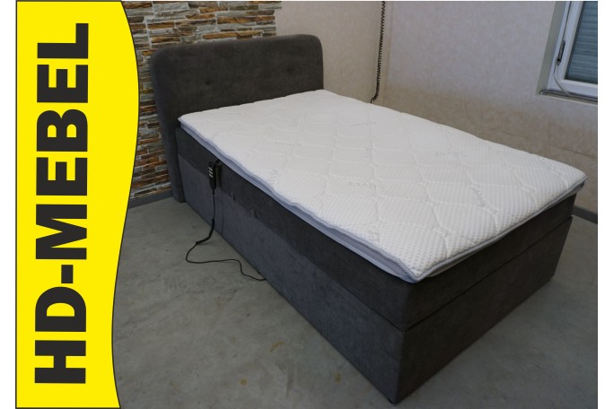 ŁÓŻKO Z ELEKTRYCZNYM STELAŻEM + MATERAC 120x200 CM