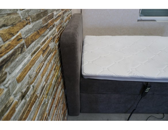 ŁÓŻKO Z ELEKTRYCZNYM STELAŻEM + MATERAC 120x200 CM