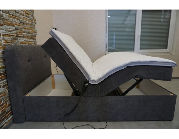ŁÓŻKO Z ELEKTRYCZNYM STELAŻEM + MATERAC 120x200 CM