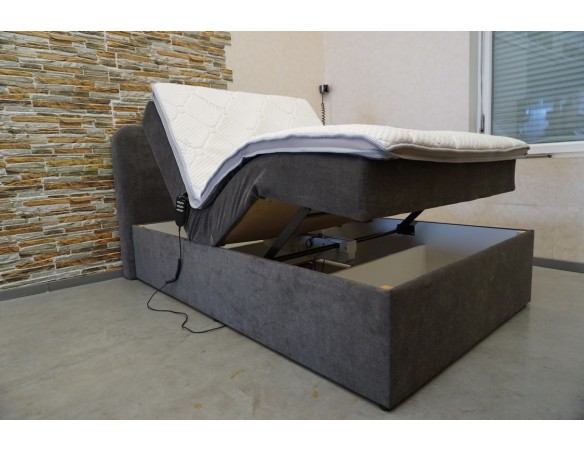 ŁÓŻKO Z ELEKTRYCZNYM STELAŻEM + MATERAC 120x200 CM