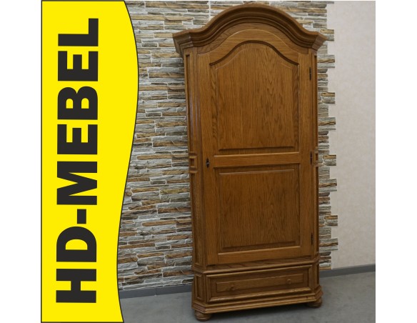 SZAFA DĘBOWA 1 DRZWIOWA + SZUFLADA , SZER. 98 CM