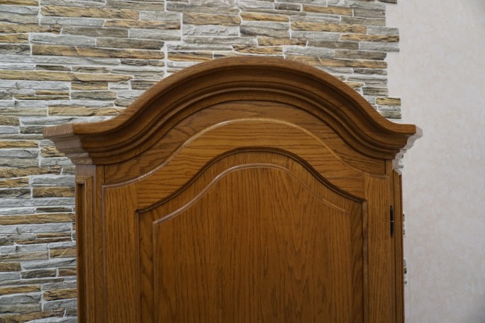 SZAFA DĘBOWA 1 DRZWIOWA + SZUFLADA , SZER. 98 CM