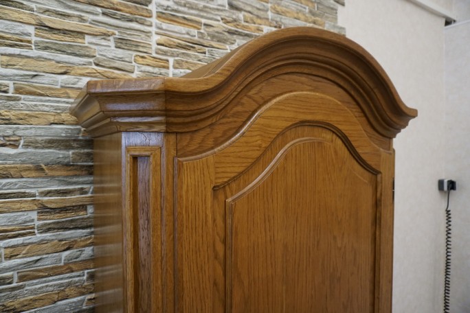 SZAFA DĘBOWA 1 DRZWIOWA + SZUFLADA , SZER. 98 CM