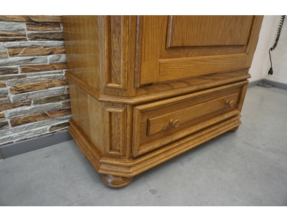 SZAFA DĘBOWA 1 DRZWIOWA + SZUFLADA , SZER. 98 CM