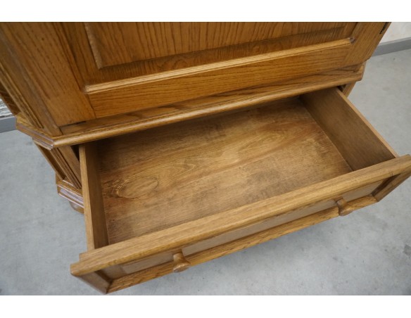 SZAFA DĘBOWA 1 DRZWIOWA + SZUFLADA , SZER. 98 CM