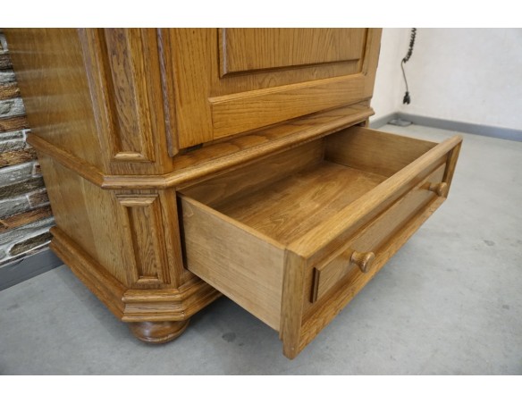 SZAFA DĘBOWA 1 DRZWIOWA + SZUFLADA , SZER. 98 CM