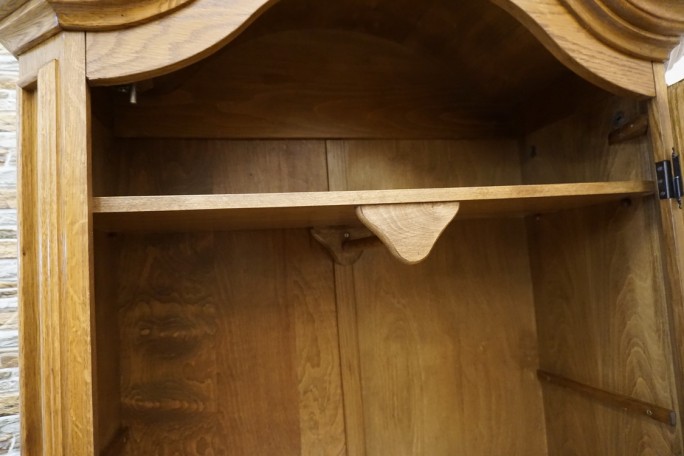 SZAFA DĘBOWA 1 DRZWIOWA + SZUFLADA , SZER. 98 CM