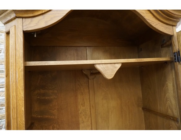 SZAFA DĘBOWA 1 DRZWIOWA + SZUFLADA , SZER. 98 CM