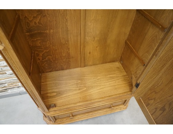 SZAFA DĘBOWA 1 DRZWIOWA + SZUFLADA , SZER. 98 CM