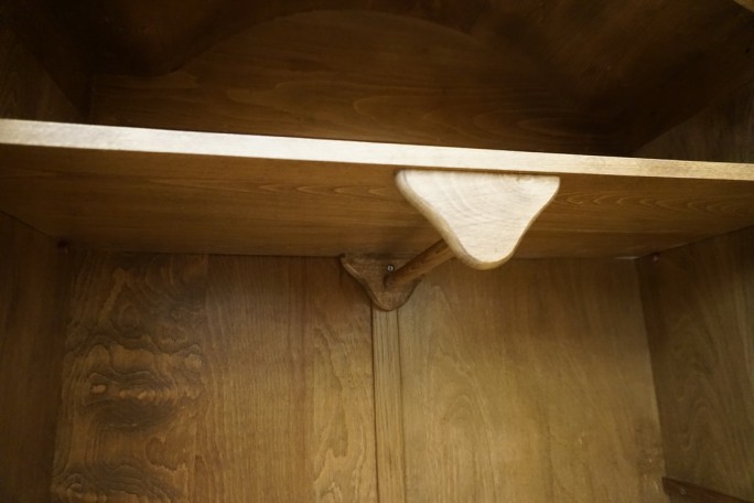 SZAFA DĘBOWA 1 DRZWIOWA + SZUFLADA , SZER. 98 CM