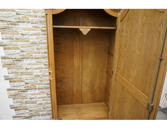 SZAFA DĘBOWA 1 DRZWIOWA + SZUFLADA , SZER. 98 CM