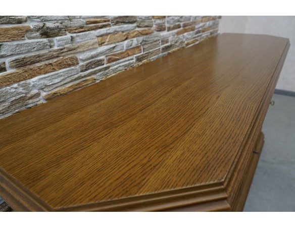 KOMODA DĘBOWA 4 DRZWIOWA SZER. 182 CM