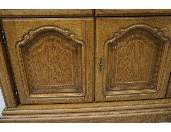 KOMODA DĘBOWA 3 DRZWIOWA SZER. 158 CM