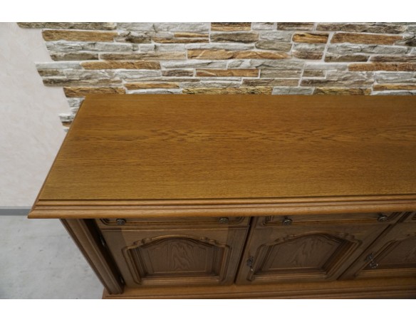 KOMODA DĘBOWA 3 DRZWIOWA SZER. 158 CM