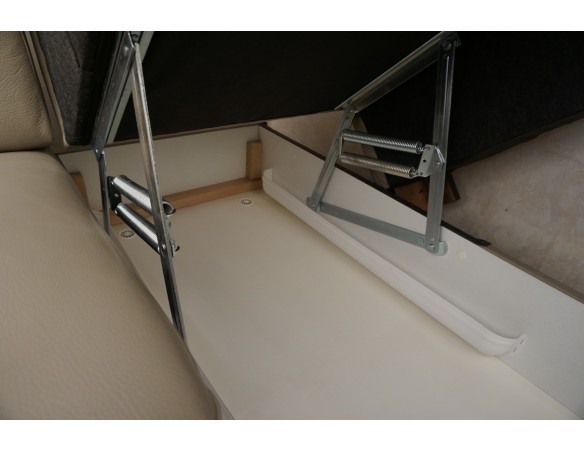 SKÓRA NATURALNA BEŻOWA NAROŻNA Z FUNKCJĄ SPANIA + FOTEL + PUFA