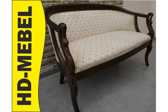 SOFA SIEDZISKO MAŁA STYLOWA ORZECHOWA DO...