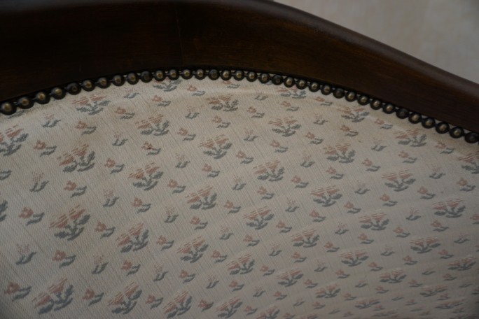 SOFA SIEDZISKO MAŁA STYLOWA ORZECHOWA DO...