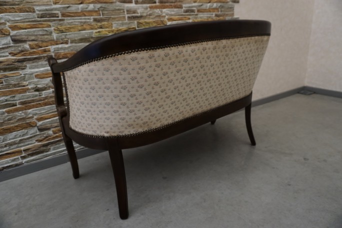 SOFA SIEDZISKO MAŁA STYLOWA ORZECHOWA DO...