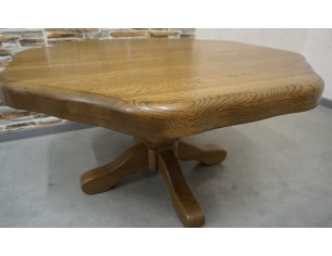 ŁAWA LITY DĄB 8-KĄTNA KONICZYNA 100x100 CM 2