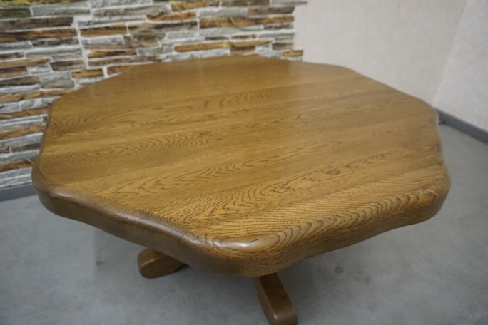 ŁAWA LITY DĄB 8-KĄTNA KONICZYNA 100x100 CM