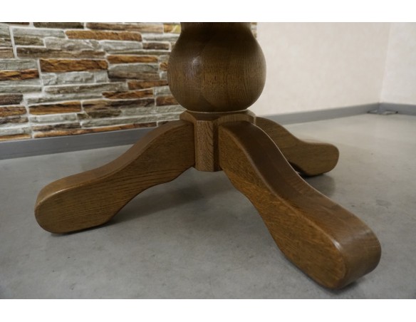 ŁAWA LITY DĄB 8-KĄTNA KONICZYNA 100x100 CM