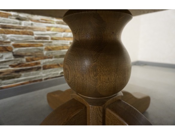 ŁAWA LITY DĄB 8-KĄTNA KONICZYNA 100x100 CM