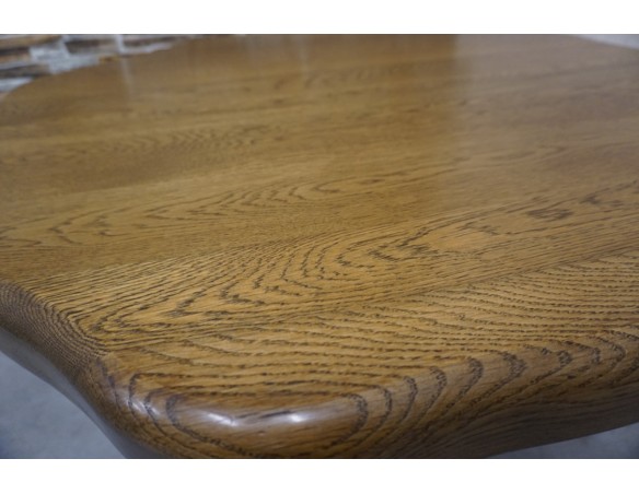 ŁAWA LITY DĄB 8-KĄTNA KONICZYNA 100x100 CM