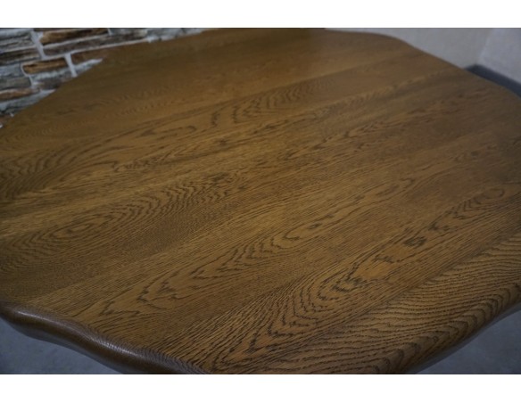 ŁAWA LITY DĄB 8-KĄTNA KONICZYNA 100x100 CM