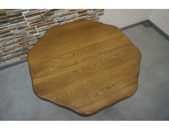 ŁAWA LITY DĄB 8-KĄTNA KONICZYNA 100x100 CM