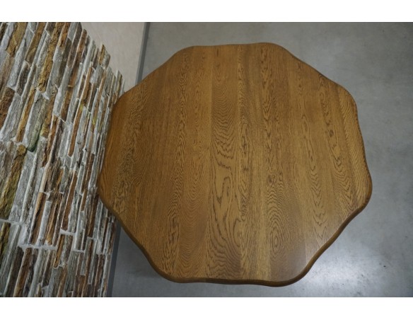 ŁAWA LITY DĄB 8-KĄTNA KONICZYNA 100x100 CM