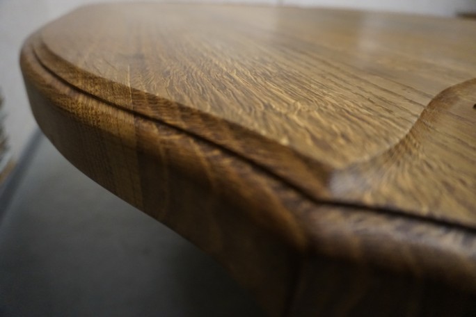 ŁAWA LITY DĄB NATURALNA RZEŹBIONY BLAT...