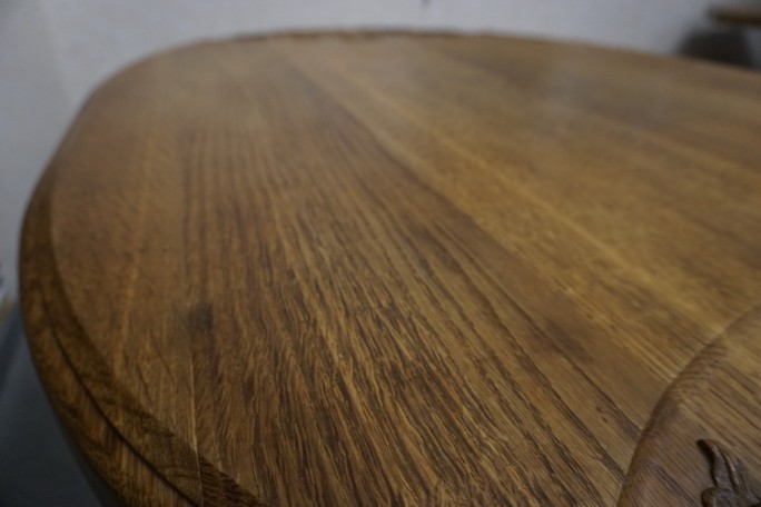 ŁAWA LITY DĄB NATURALNA RZEŹBIONY BLAT...