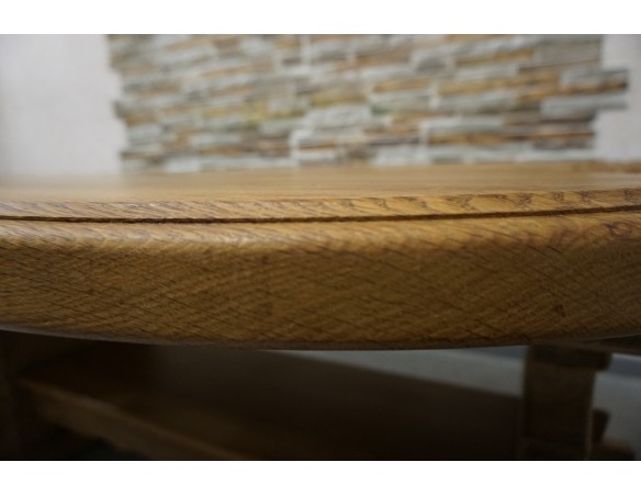 ŁAWA LITY DĄB NATURALNA RZEŹBIONY BLAT UNIKATOWA SZER. 140 CM