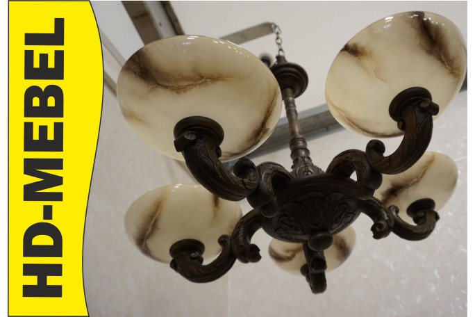 ŻYRANDOL DĘBOWY WISZĄCY 5 KLOSZY