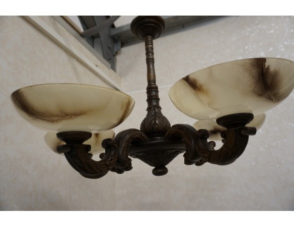 ŻYRANDOL DĘBOWY WISZĄCY 5 KLOSZY