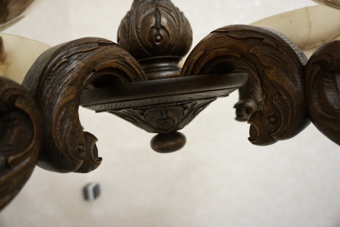 ŻYRANDOL DĘBOWY WISZĄCY 5 KLOSZY