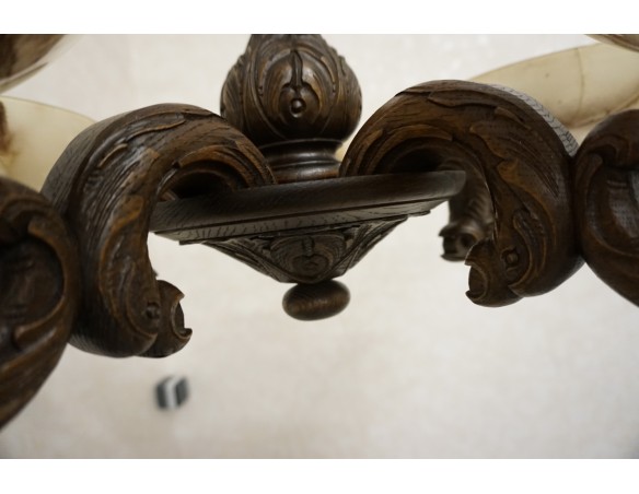 ŻYRANDOL DĘBOWY WISZĄCY 5 KLOSZY