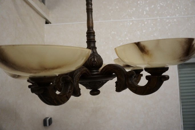 ŻYRANDOL DĘBOWY WISZĄCY 5 KLOSZY