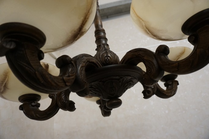 ŻYRANDOL DĘBOWY WISZĄCY 5 KLOSZY