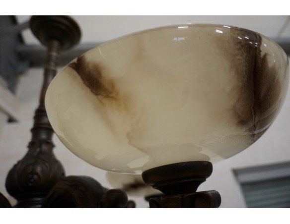 ŻYRANDOL DĘBOWY WISZĄCY 5 KLOSZY